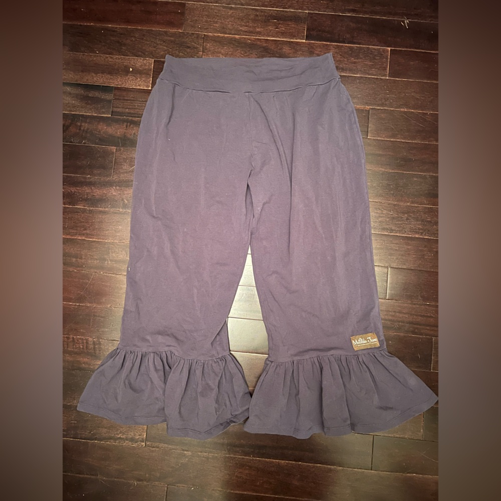 Matilda Jane Gray Ruffle Pants